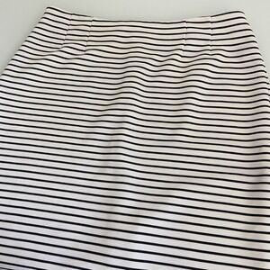 Kasper Women's Size‎ 10 Black & White Striped Pencil Skirt Career Office